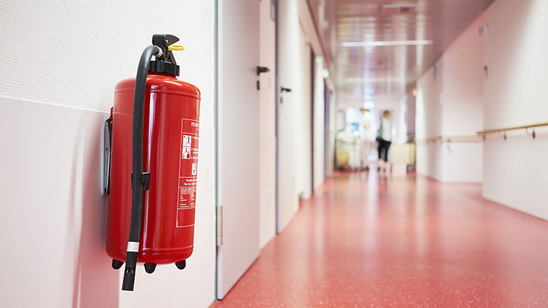Brandschutz in kommunalen Betrieben Brandschutz Wartung Krankenhaus, Kommunal Betrieb